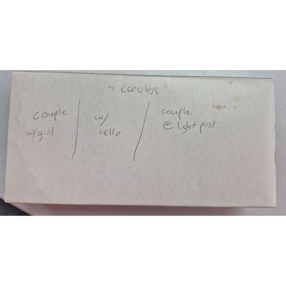 Vintage Dept 56 Dickens Village "Dickens’ Carolers” Set of 3 Hand Painted Figure - Picture 6 of 7